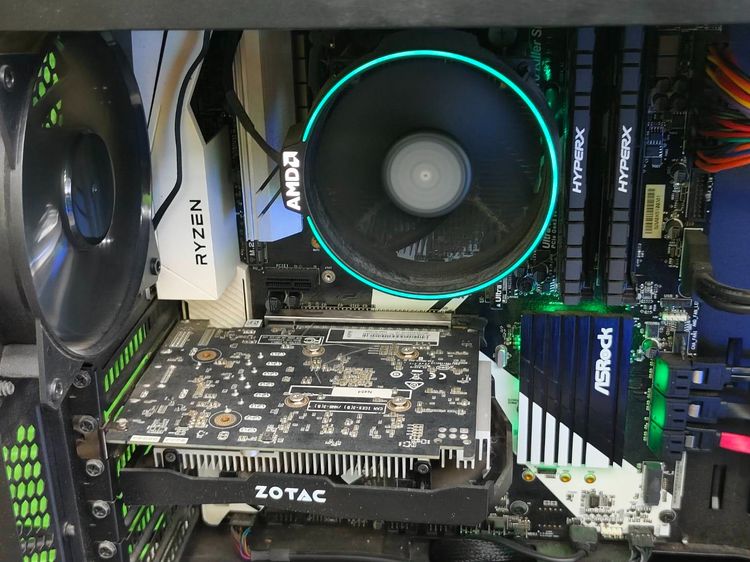 คอมประกอบ AMD Ryzen 7 + GTX 1050 Ti  RAM 16GB  SSD 480GB + HDD 4TB  PSU 600W รูปที่ 7