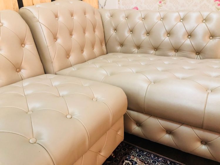 โซฟาหลุยส์ สีครัม สวยหรูสภาพดีมาก รูปที่ 7