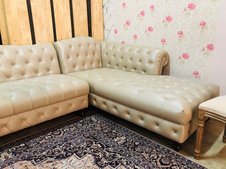 โซฟาหลุยส์ สีครัม สวยหรูสภาพดีมาก รูปที่ 2