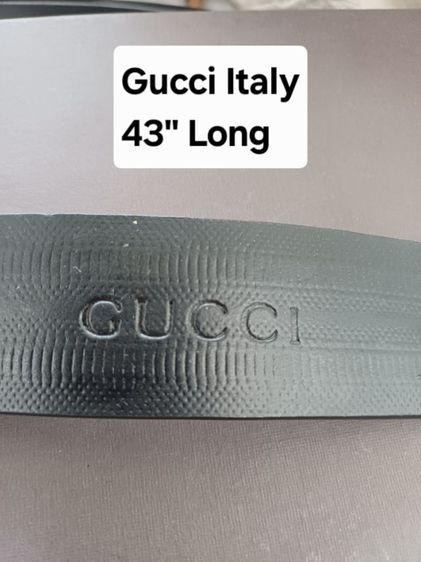 เข็มขัด Gucci และ Louis Vuitton จะขาย Gucci มีกล่องให้ด้วย ทั้งคู่ ยาว 43 " อยู่เชียงใหม่ ครับ  รูปที่ 3