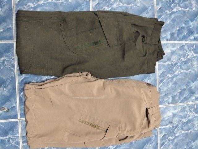 กางเดงยุทธวิธีผ้าตารางไม่ยืดเอว36ขายสองตัวราคา350 รูปที่ 2