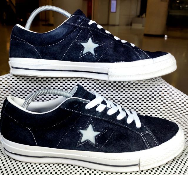 รองเท้า💥Converse One Star💥ของแท้‼️หนังกลับสีดำ สวยๆ  สภาพดี💥ไซร์ 42.5 รูปที่ 11