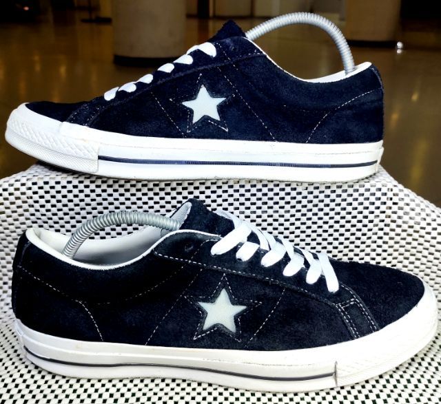 รองเท้า💥Converse One Star💥ของแท้‼️หนังกลับสีดำ สวยๆ  สภาพดี💥ไซร์ 42.5 รูปที่ 9