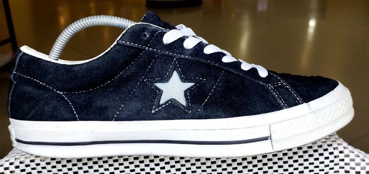 รองเท้า💥Converse One Star💥ของแท้‼️หนังกลับสีดำ สวยๆ  สภาพดี💥ไซร์ 42.5 รูปที่ 4