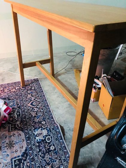 โต๊ะไม้โอ๊ค โต๊ะบาร์คาเฟ่ สภาพดี รูปที่ 2