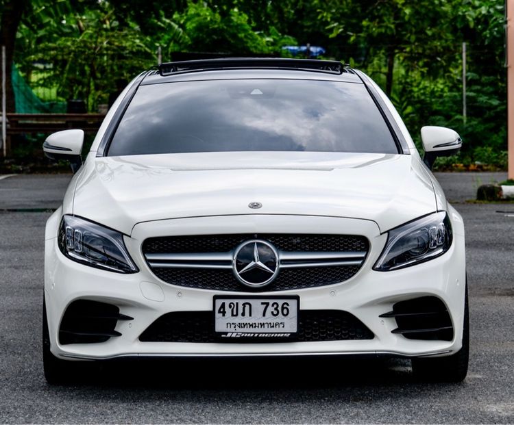 Mercedes-Benz C-Class 2020 C43 Sedan เบนซิน ไม่ติดแก๊ส เกียร์อัตโนมัติ ขาว รูปที่ 2