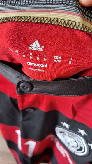 Germany Away Shirt - 2014 เสื้อทีมชาติเยอรมนีเยือนชุดแชมป์โลก ไซซ์ M ตัว Badge แท้จัดเต็ม มือสองจ้า รูปที่ 3