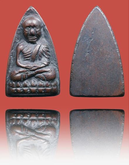 พระหลวงพ่อทวด วัดช้างให้ ปี 2505 พิมพ์ปั๊มซ้ำใหญ่