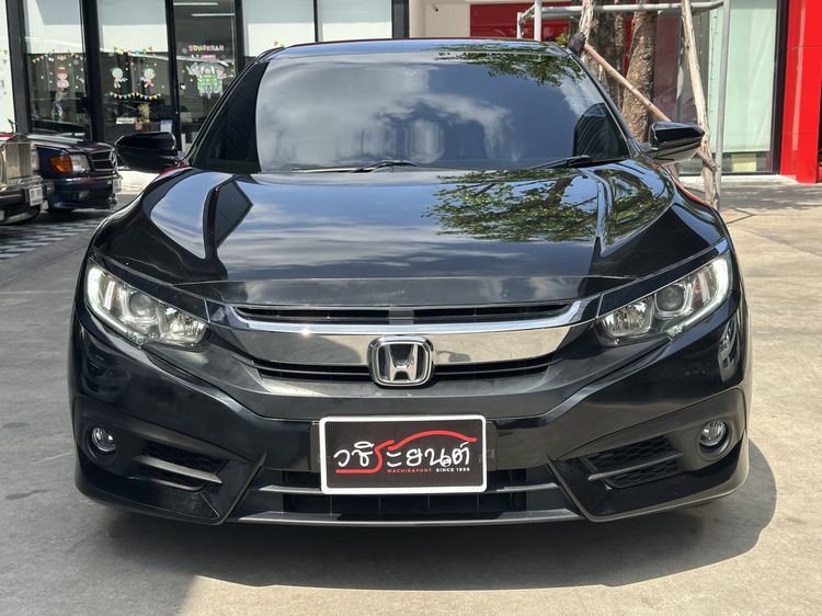 Honda Civic 2019 1.8 E i-VTEC Sedan เบนซิน เกียร์อัตโนมัติ ดำ รูปที่ 2