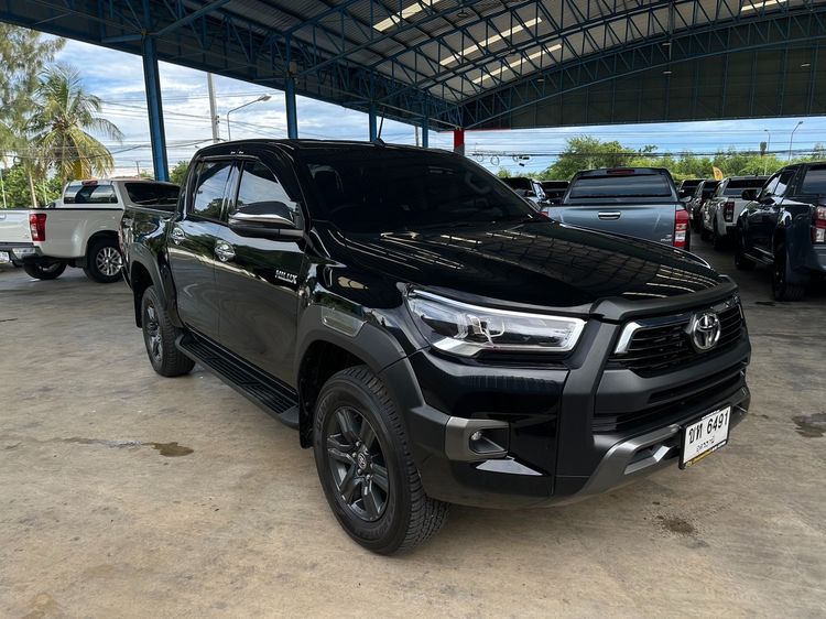 Toyota Hilux Revo 2023 Double Cab 2.4 Entry Prerunner Pickup ดีเซล ไม่ติดแก๊ส เกียร์ธรรมดา ดำ รูปที่ 2