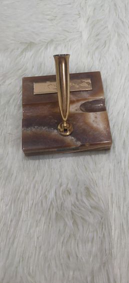 แท่นเสียบปากกา SHEAFFE'S ทำจากหิน อาเกต เก่าแท้ยุค 50-60 ราคาแยกในรูป รูปที่ 4