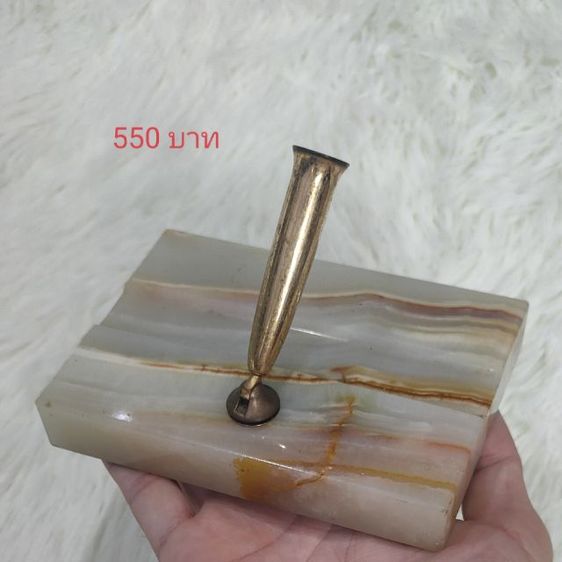 แท่นเสียบปากกา SHEAFFE'S ทำจากหิน อาเกต เก่าแท้ยุค 50-60 ราคาแยกในรูป รูปที่ 7