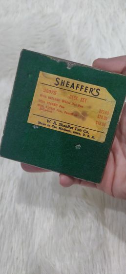 แท่นเสียบปากกา SHEAFFE'S ทำจากหิน อาเกต เก่าแท้ยุค 50-60 ราคาแยกในรูป รูปที่ 5