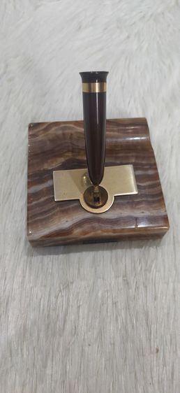 แท่นเสียบปากกา SHEAFFE'S ทำจากหิน อาเกต เก่าแท้ยุค 50-60 ราคาแยกในรูป รูปที่ 16