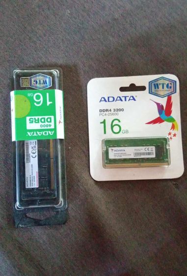 Ram โน้ตบุ๊ก DDR5 16 GB กับ DDR4 16 GB คู่กัน ขาย  1200 บาท รูปที่ 2