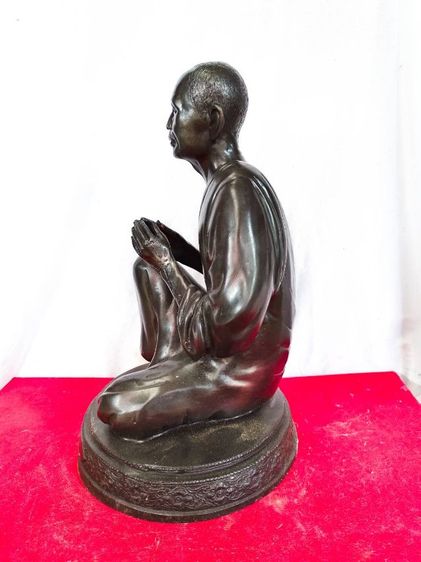 หลวงพ่อโอภาสี อาศรมบางมด รุ่นผูกพัทธสีมา ปี2554 หน้าตัก9นิ้ว เนื้อทองเหลือง รูปที่ 3