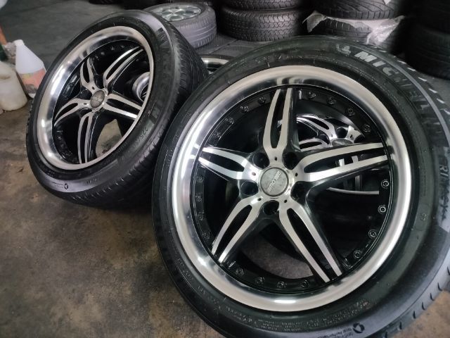ล้อแม็กขอบ18 5รู114พรัอมยางใส่เก๋ง mpv รูปที่ 3