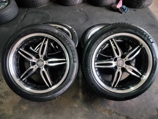 ล้อแม็กขอบ18 5รู114พรัอมยางใส่เก๋ง mpv รูปที่ 2
