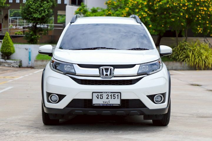 Honda BR-V 2018 1.5 V Plus Utility-car เบนซิน ไม่ติดแก๊ส เกียร์อัตโนมัติ ขาว รูปที่ 3