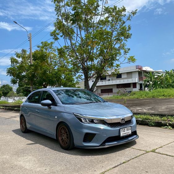 Honda City 2021 1.0 S+ Sedan เบนซิน ไม่ติดแก๊ส เกียร์อัตโนมัติ เทา รูปที่ 3