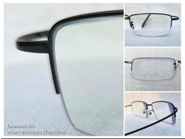 แว่นสายตาอเมริกันแคลิฟอร์เนียนสายพันธุ์ซาบาเอะ ZEROGRA กรอบเบต้าไทเทเนียม เลนส์บลูโพรเทค มัลติโค้ท ค่าสายตายาว 300...Authentic ZEROGRA Handcrafted in Sabae Japan
 รูปที่ 4