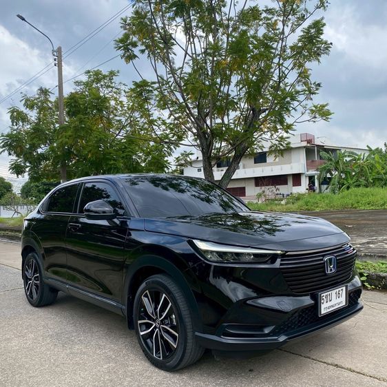 Honda HR-V 2024 1.5 e:HEV E Utility-car ไฮบริด ไม่ติดแก๊ส เกียร์อัตโนมัติ ดำ รูปที่ 2