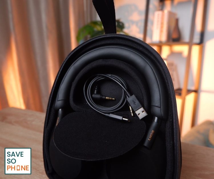 SONY WH-1000XM5 สี Black หูฟังตัดเสียงรบกวนไร้สายพร้อมกล่อง ราคาเพียง 6,590.- มีประกันร้าน 60 วัน รูปที่ 4