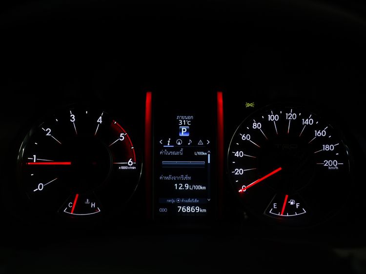 Toyota Fortuner 2019 2.8 TRD Sportivo Utility-car ดีเซล ไม่ติดแก๊ส เกียร์อัตโนมัติ ดำ รูปที่ 3