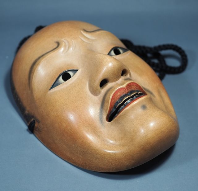 หน้ากากโนห์"Handan Man"ผลงานของ 長澤氏春 (Nagasawa Ujiharu)  รูปที่ 5