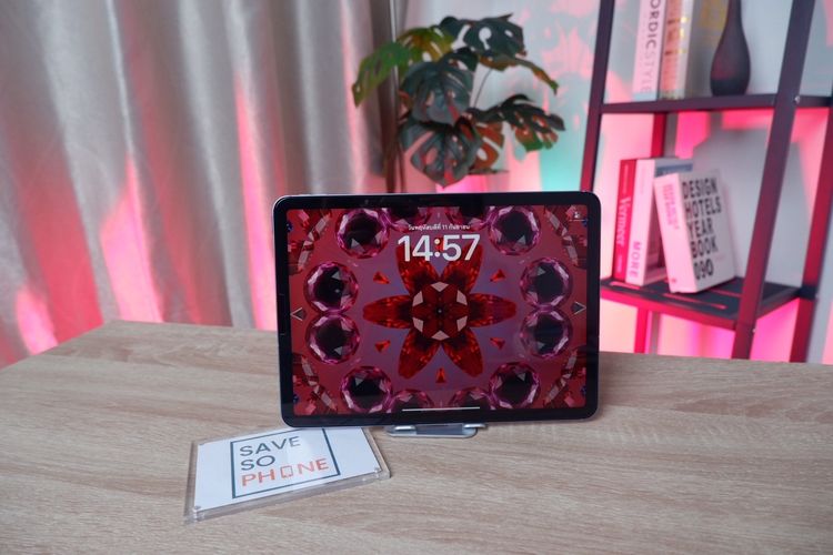 iPad Air5 10.9-inch M1 64GB Wi-Fi+Cellular สี Purple เครื่องสวย สุขภาพแบต 84 ราคาเพียง 14,990.- มีประกันร้าน 60วัน รูปที่ 3