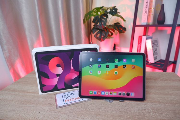 iPad Air5 10.9-inch M1 64GB Wi-Fi สี Pink เครื่องสวย สุขภาพแบต 93 ราคาเพียง 11,900.- มีประกันร้าน 60วัน รูปที่ 2