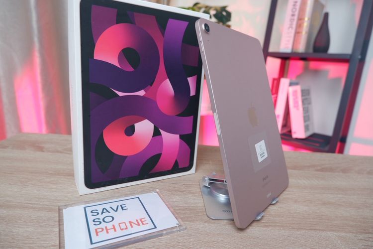 iPad Air5 10.9-inch M1 64GB Wi-Fi สี Pink เครื่องสวย สุขภาพแบต 93 ราคาเพียง 11,900.- มีประกันร้าน 60วัน รูปที่ 5