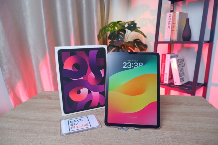 Apple 64 GB iPad Air5 10.9-inch M1 64GB Wi-Fi สี Pink เครื่องสวย สุขภาพแบต 93 ราคาเพียง 11,900.- มีประกันร้าน 60วัน