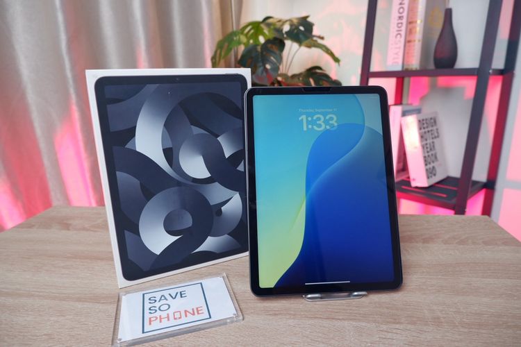 Apple 64 GB iPad Air 5 M1 chip 64Gb Wi-Fi 10.9-inch สี Space Gray เครื่องสวย ราคาเพียง 11,900.- มีประกันร้าน 60 วัน