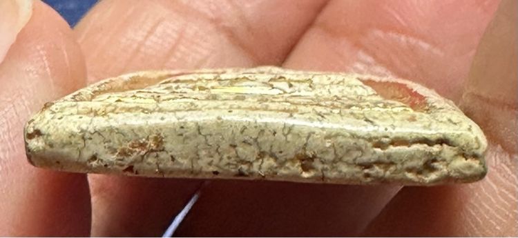 🙏ชิ้นส่วนพระสมเด็จ เนื้อก้นครกแก่มวลสาร🙏พระสมเด็จลงชาด ทอง องค์ละ1250 รูปที่ 15