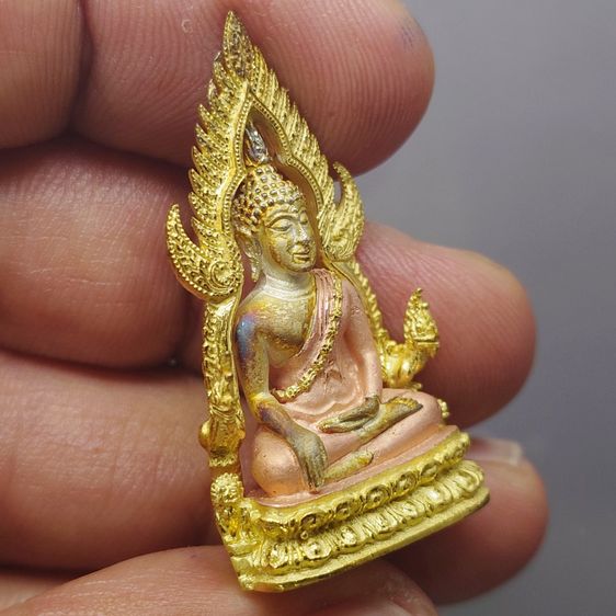 พระพุทธชินราช รุ่นมหาลาภ เนื้อเงินสามกษัตริย์ วัดพระศรีรัตนมหาธาตุวรมหาวิหาร พิษณุโลก พ.ศ.2540 พร้อมกล่องเดิม รูปที่ 5