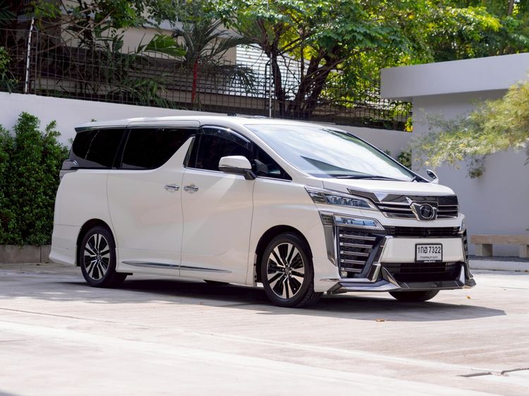 รถ Toyota Vellfire 2.5 Z G Edition สี ขาว