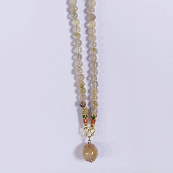 สร้อยคอไหมทองแท้พร้อมจี้ไหมทอง รูปที่ 4