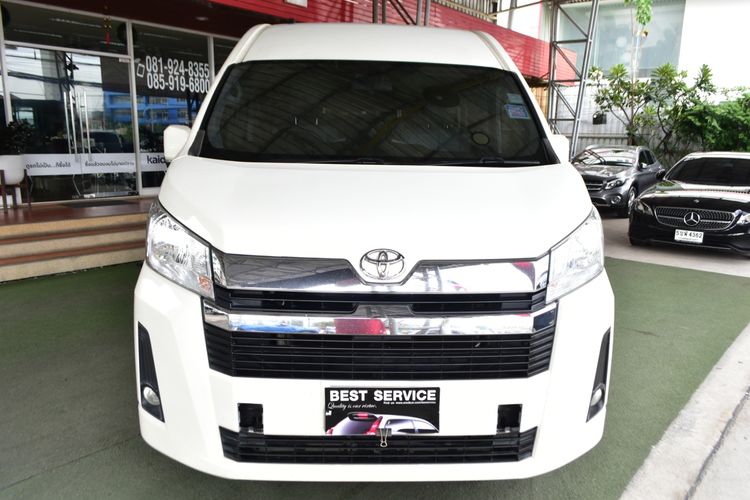 Toyota Commuter 2020 2.8 Van ดีเซล ไม่ติดแก๊ส เกียร์อัตโนมัติ ขาว รูปที่ 2