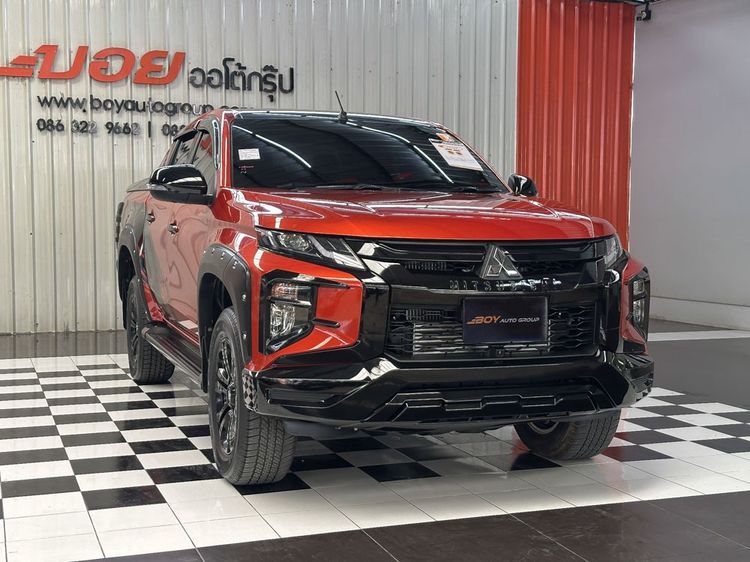 Mitsubishi Triton 2022 2.4 GT Plus ATHLETE Pickup ดีเซล ไม่ติดแก๊ส เกียร์อัตโนมัติ ส้ม รูปที่ 3