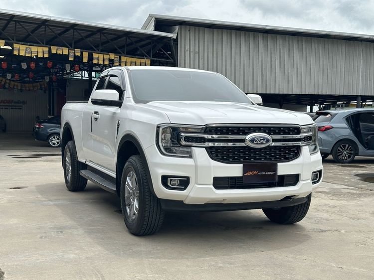 Ford Ranger 2023 2.0 Hi-Rider XLT Pickup ดีเซล ไม่ติดแก๊ส เกียร์ธรรมดา ขาว รูปที่ 3