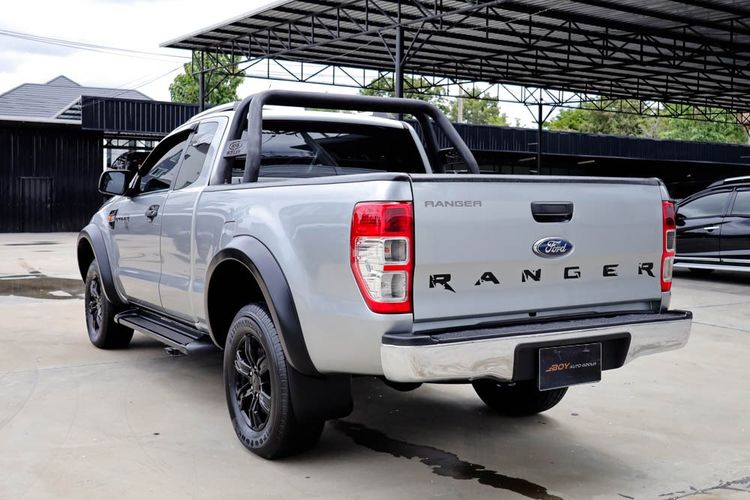 Ford Ranger 2018 2.2 Hi-Rider XL Plus Pickup ดีเซล ไม่ติดแก๊ส เกียร์ธรรมดา เทา รูปที่ 4