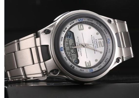 Casio Outgear นาฬิกาข้อมือผู้ชาย สีเงิน สายสแตนเลส รุ่น AW-82D-7AVDF รูปที่ 7