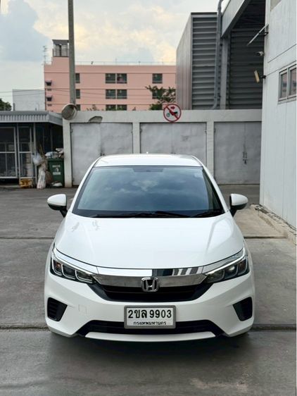 Honda City 2022 1.0 V Sedan เบนซิน ไม่ติดแก๊ส เกียร์อัตโนมัติ ขาว รูปที่ 2