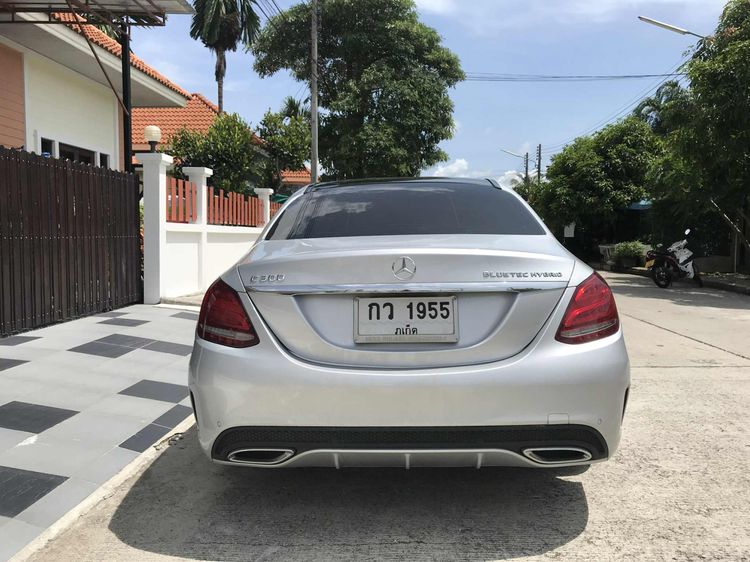 Mercedes-Benz C-Class 2015 C300 Sedan ดีเซล ไม่ติดแก๊ส เกียร์อัตโนมัติ เทา รูปที่ 2