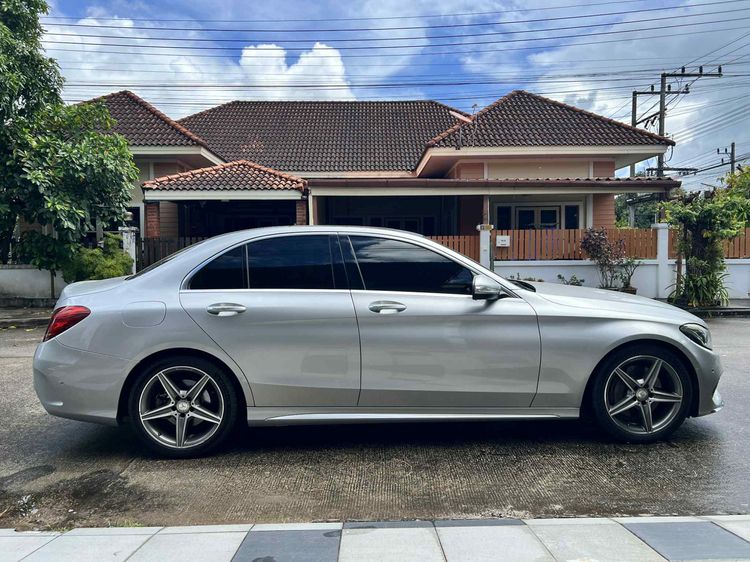 Mercedes-Benz C-Class 2015 C300 Sedan ดีเซล ไม่ติดแก๊ส เกียร์อัตโนมัติ เทา รูปที่ 3