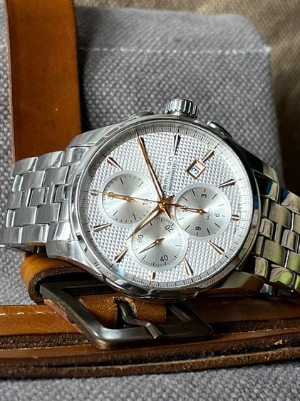 รับเทรด Hamilton Jazzmaster Automatic Chronograph สาย 2เส้น 2สไตล์ รูปที่ 18