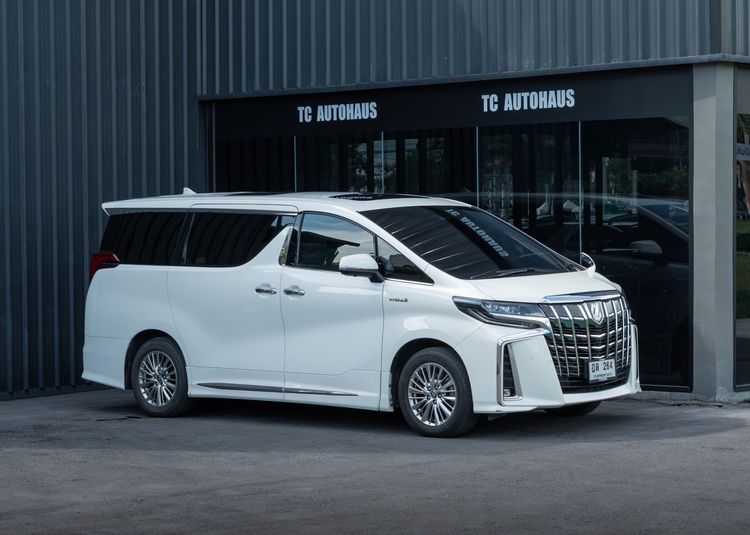 รถ Toyota Alphard 2.5 HV S 4WD สี ขาว