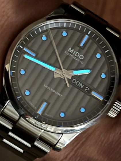 Mido Multifory Automatic Gray Dial สาย 2เส้น 2สไตล์ กล่องใบครบ รูปที่ 13