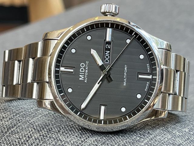 Mido Multifory Automatic Gray Dial สาย 2เส้น 2สไตล์ กล่องใบครบ รูปที่ 6